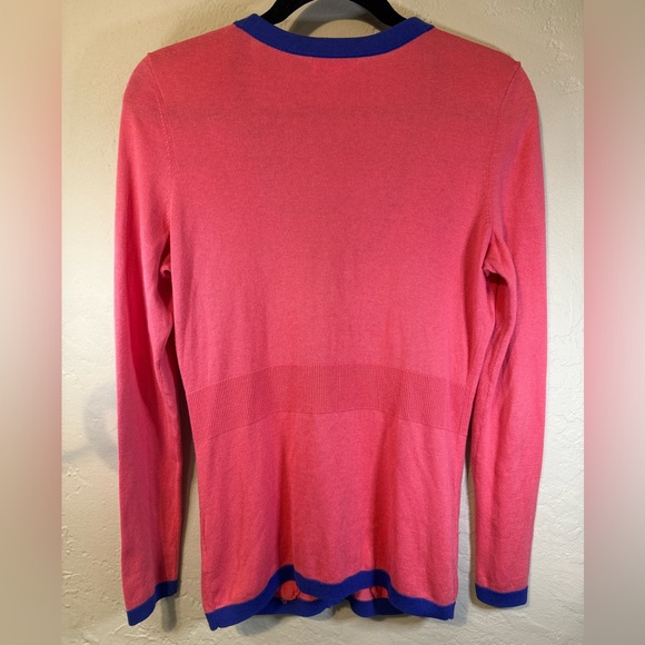 Lilly Pulitzer Pink Sweater with Blue Accents - Picture 6 of 6
